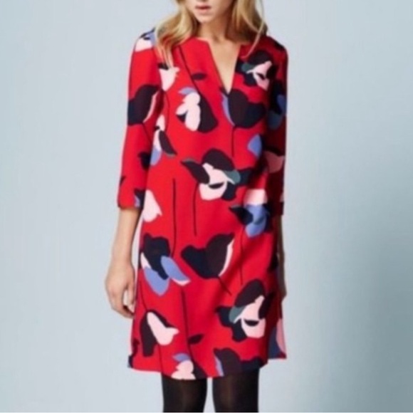 Boden Easy Notch Neck Dress 8R - Picture 11 of 12